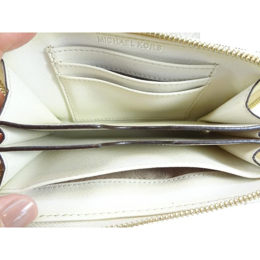 Michael Kors Hamilton Satchel Wallet Set Large Vanilla Brown MK